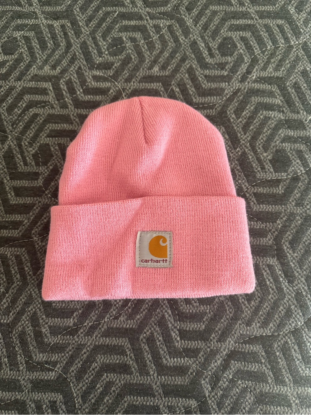 Carhartt Light Pink Cuffed Knit Beanie
